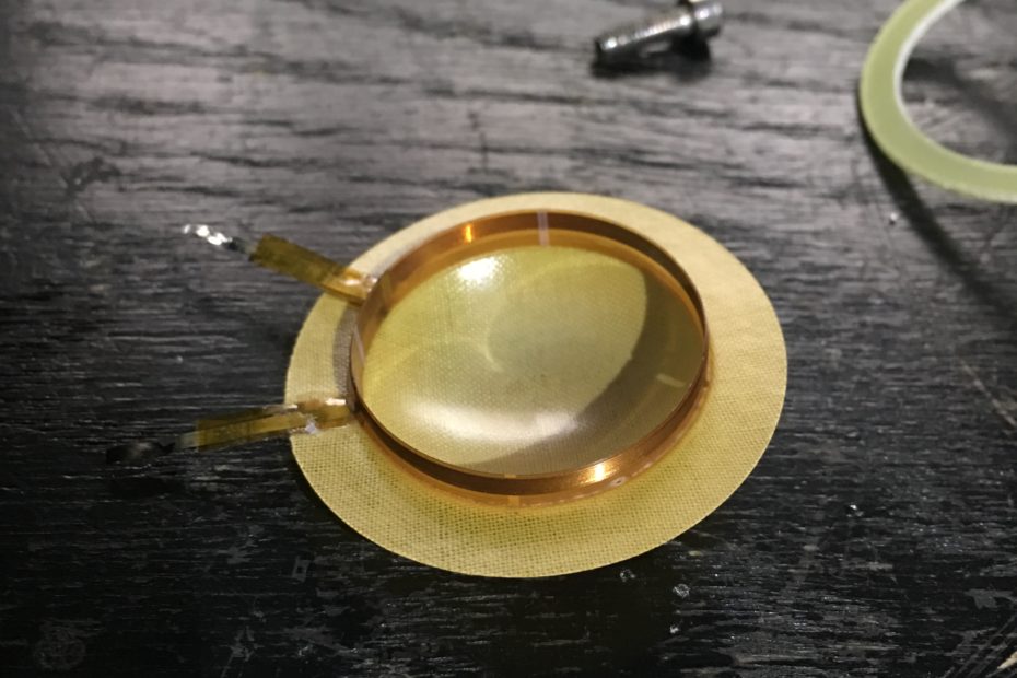 Tweeter diaphragma reparatie